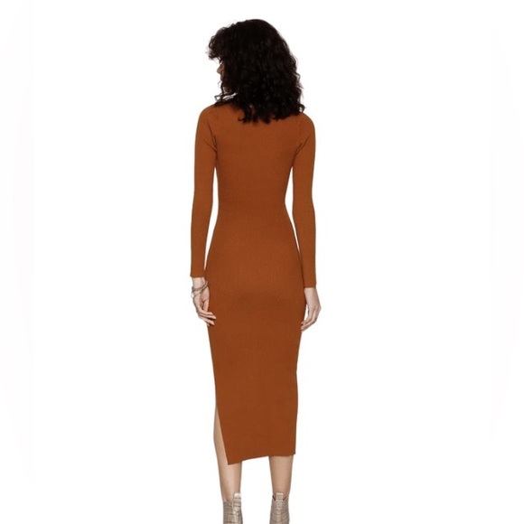 Sevilla Dress In Toffee - Picture 2 of 4